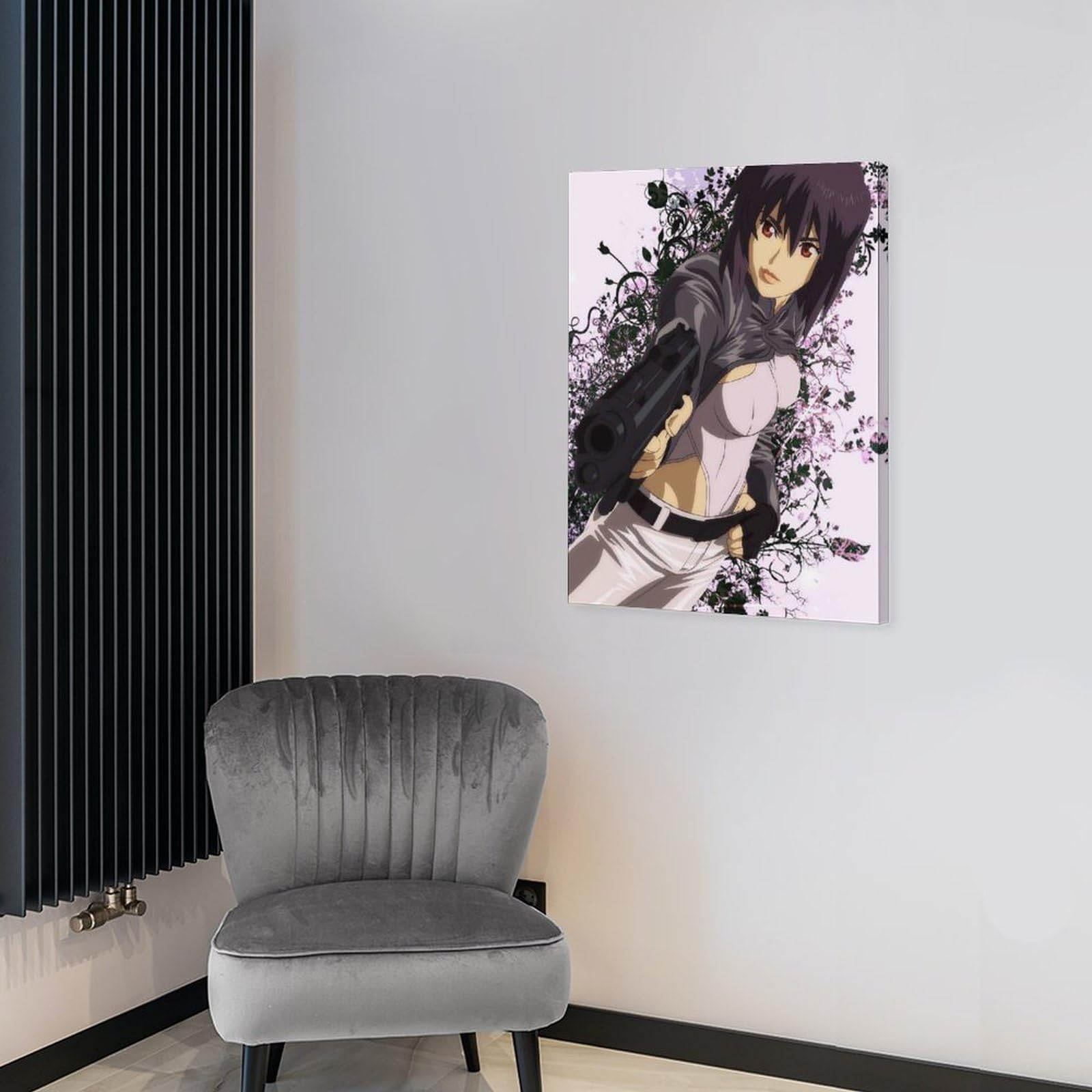 Amazon.co.jp: 絵画 大型 攻殻機動隊 草薙素子 アートパネル 16x20inch